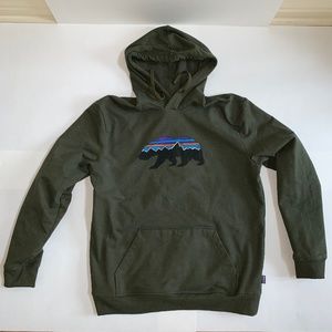 Patagonia Bear hoodie - Large - Dark green